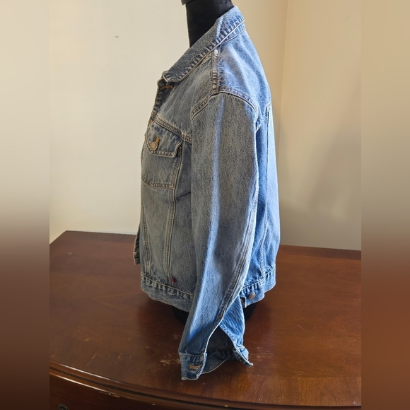 Chico's Size 0 Small Long Sleeve Jean Denim Jacket - Picture 3 of 9